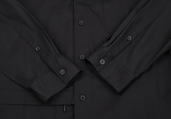 ワイスリーY-3 マルチポケットロングシャツ 黒XL K-110336_009