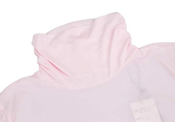 新品!ポールスチュアート スポーツPaul Stuart SPORT ロゴプリントストレッチギャザーハイネックカットソー ライトピンクL K-110357_004