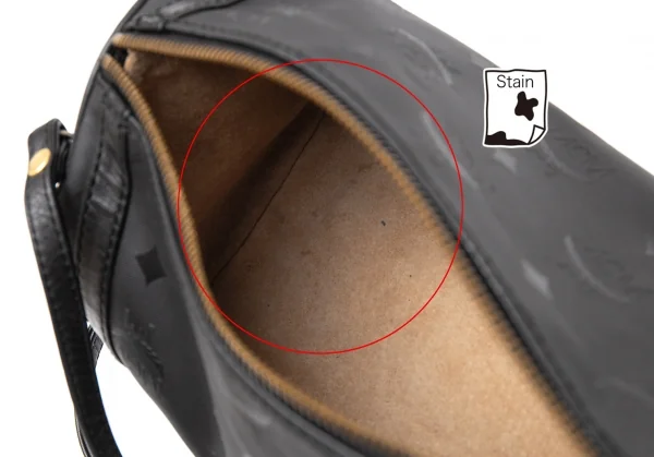 エムシーエムMCM ドラムショルダーバッグ 黒 K-110367_013