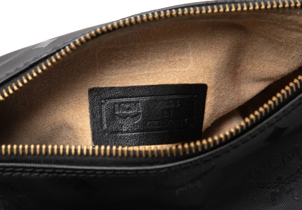 エムシーエムMCM ドラムショルダーバッグ 黒 K-110367_015