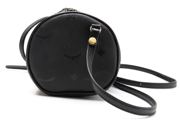 エムシーエムMCM ドラムショルダーバッグ 黒 K-110367_003