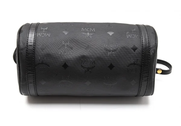 エムシーエムMCM ドラムショルダーバッグ 黒 K-110367_005