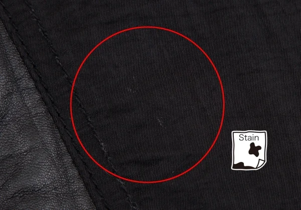 エンポリオアルマーニEMPORIO ARMANI レザー切替バイカージャケット 黒M K-110374_009