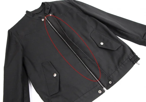 ルイヴィトンLouis Vuitton コットンジップアップブルゾン チャコール48 K-110375_012