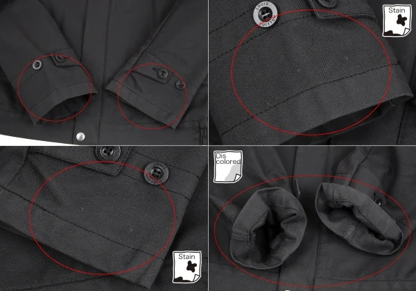 ルイヴィトンLouis Vuitton コットンジップアップブルゾン チャコール48 K-110375_007