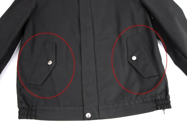 ルイヴィトンLouis Vuitton コットンジップアップブルゾン チャコール48 K-110375_009