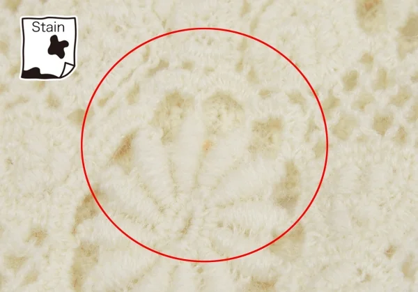 ローブドシャンブル コムデギャルソンrobe de chambre COMME des GARCONS ウールフラワーレースニットセーター オフS位 K-110380_010