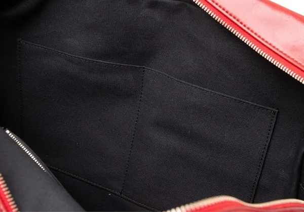 コムデギャルソンCOMME des GARCONS フェイクレザータクティカルポケットバッグ 赤 K-110390_016