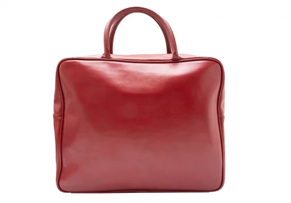 コムデギャルソンCOMME des GARCONS フェイクレザータクティカルポケットバッグ 赤 K-110390_004