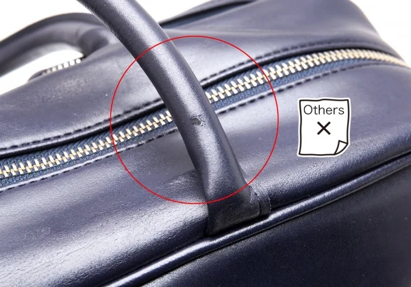 コムデギャルソンCOMME des GARCONS フェイクレザータクティカルポケットバッグ 紺 K-110391_008