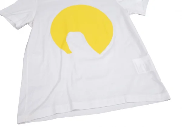 ジュンヤワタナベ コムデギャルソンJUNYA WATANABE COMME des GARCONSヘアスタイルプリントTシャツ 白黄M K-110400_005