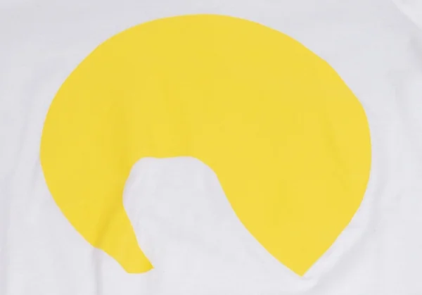 ジュンヤワタナベ コムデギャルソンJUNYA WATANABE COMME des GARCONSヘアスタイルプリントTシャツ 白黄M K-110400_006