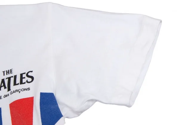 ザ ビートルズ コムデギャルソンTHE BEATLES COMME des GARCONS アップル&ユニオンジャックプリントTシャツ 白XS K-110404_007