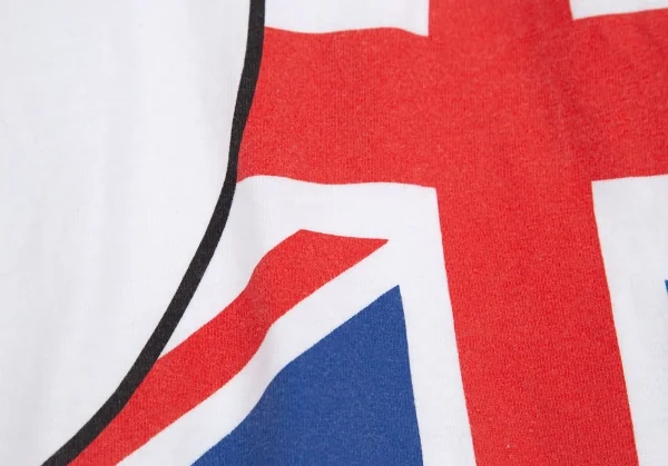 ザ ビートルズ コムデギャルソンTHE BEATLES COMME des GARCONS アップル&ユニオンジャックプリントTシャツ 白XS K-110404_009