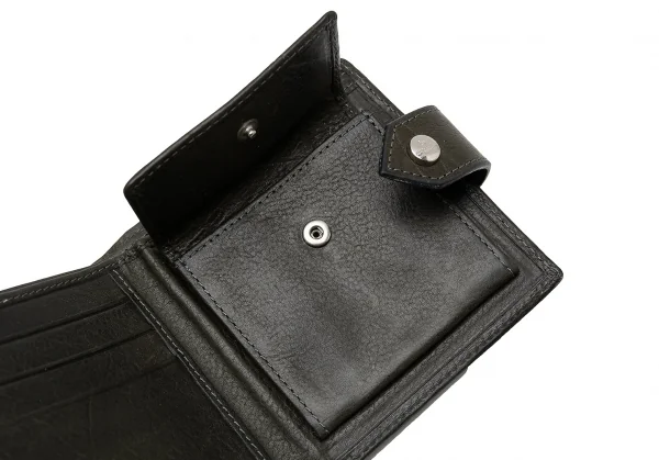 ヴィヴィアンウエストウッドVivienne Westwood レザージャイアントオーブウォレット 二つ折り財布 こげ茶 K-110432_010