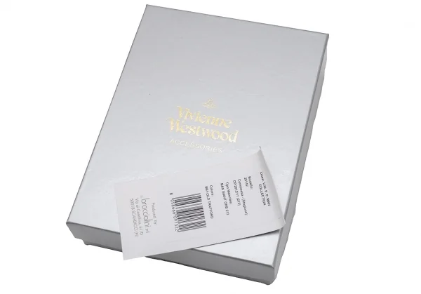 ヴィヴィアンウエストウッドVivienne Westwood レザージャイアントオーブウォレット 二つ折り財布 こげ茶 K-110432_012