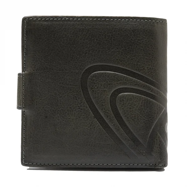 ヴィヴィアンウエストウッドVivienne Westwood レザージャイアントオーブウォレット 二つ折り財布 こげ茶 K-110432_003