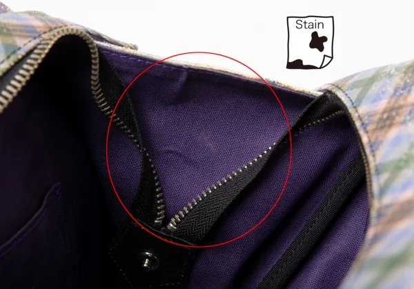 ヴィヴィアンウエストウッドVivienne Westwood コーティングキャンバスチェックオーブプリントハンドバッグ マルチ K-110438_019