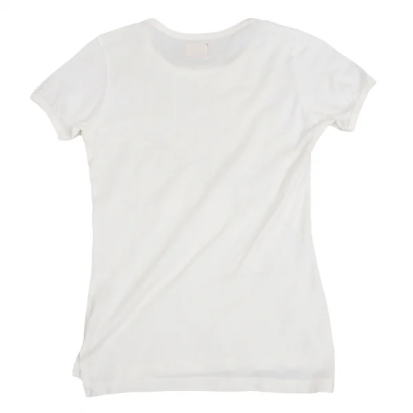 ヴィヴィアンウエストウッドVivienne Westwood 旧赤タグ オーブグリッタープリントTシャツ 白M位 K-110477_012