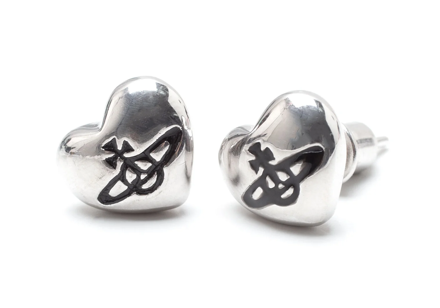 vivienne westwood シルバー925 Heart Stud ピアス