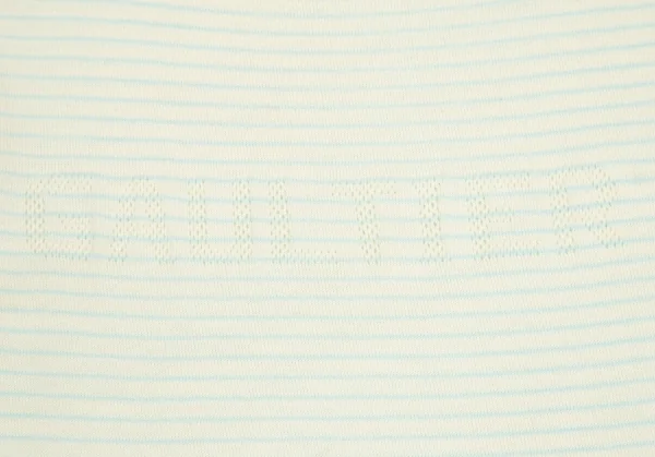 ジャンポールゴルチエ ファムJean Paul GAULTIER FEMME ロゴメッシュボーダータンクトップ 薄黄水色M K-110516_007