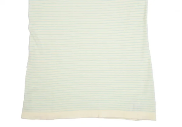 ジャンポールゴルチエ ファムJean Paul GAULTIER FEMME ロゴメッシュボーダータンクトップ 薄黄水色M K-110516_008