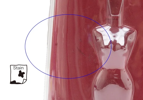 ジャンポールゴルチエ クラシックJean Paul GAULTIER CLASSIQUE ボトル型押しハンドポーチ ワイン K-110525_005