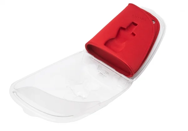 ジャンポールゴルチエ クラシックJean Paul GAULTIER CLASSIQUE ボトル型押しハンドポーチ ワイン K-110525_006