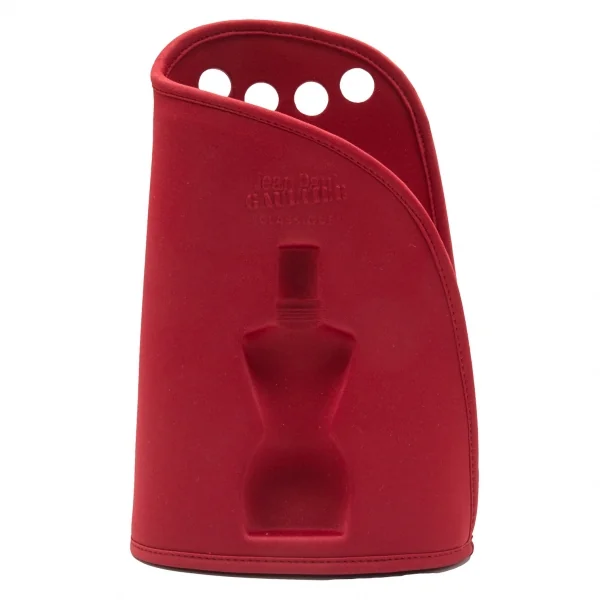 ジャンポールゴルチエ クラシックJean Paul GAULTIER CLASSIQUE ボトル型押しハンドポーチ ワイン K-110525_007