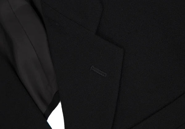 トリココムデギャルソンtricot COMME des GARCONS バックくり抜きベルトデザインジャケット 黒M位 K-110569_004