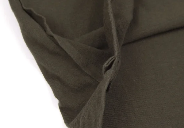 コムデギャルソンCOMME des GARCONS アウトシームデザインTシャツ カーキS位 K-110590_009