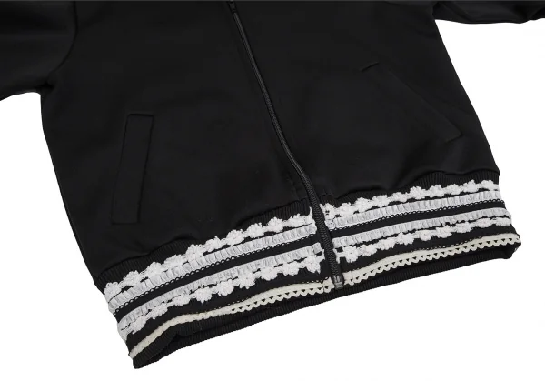 コムデギャルソンCOMME des GARCONS フリルブレード装飾トラックジャケット 黒S位 K-110609_010