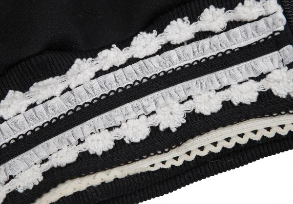 コムデギャルソンCOMME des GARCONS フリルブレード装飾トラックジャケット 黒S位 K-110609_012