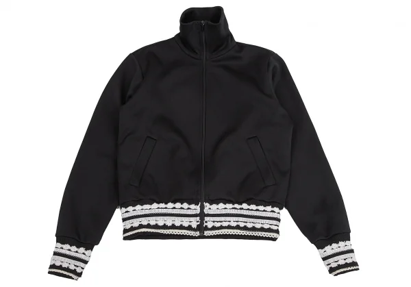コムデギャルソンCOMME des GARCONS フリルブレード装飾トラックジャケット 黒S位 K-110609_002