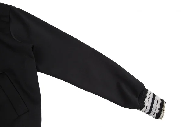 コムデギャルソンCOMME des GARCONS フリルブレード装飾トラックジャケット 黒S位 K-110609_006