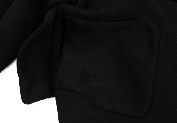 コムデギャルソンCOMME des GARCONS ストレッチウールサークルシルエットジャケット 黒S K-110624_010