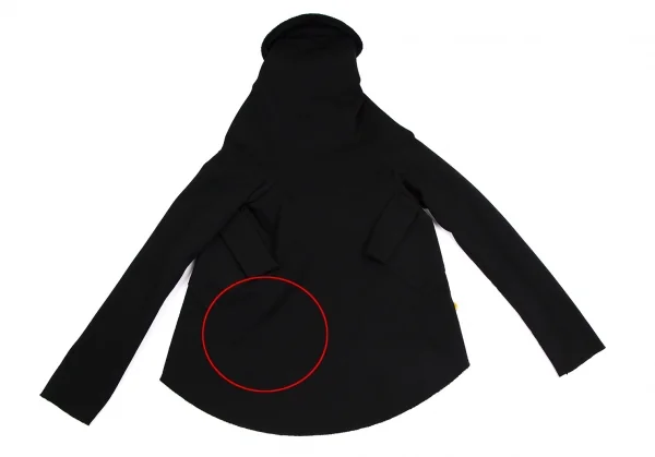 コムデギャルソンCOMME des GARCONS ストレッチウールサークルシルエットジャケット 黒S K-110624_014