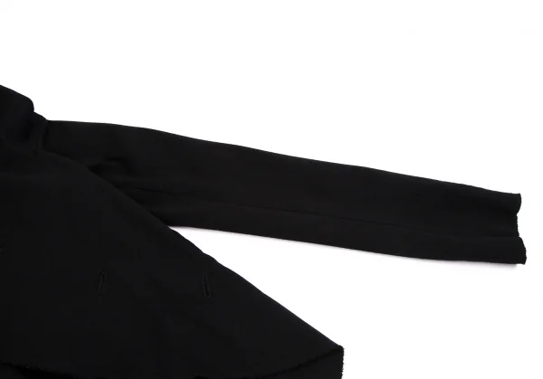 コムデギャルソンCOMME des GARCONS ストレッチウールサークルシルエットジャケット 黒S K-110624_019