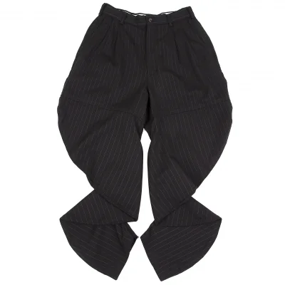 COMME des GARCONS Stripe Wool Banana Pants