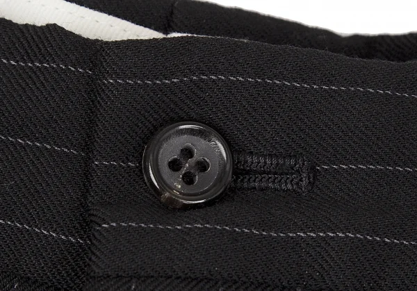 COMME des GARCONS Stripe Wool Banana Pants K-110635_003