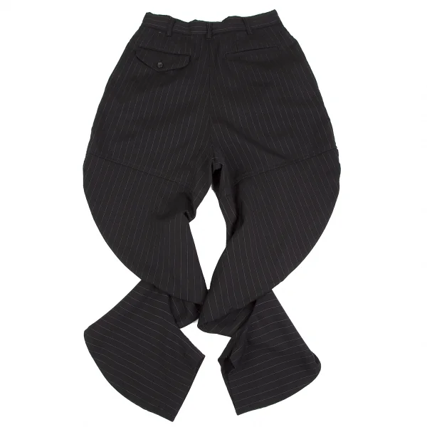 COMME des GARCONS Stripe Wool Banana Pants K-110635_013