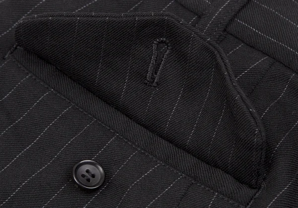 COMME des GARCONS Stripe Wool Banana Pants K-110635_015