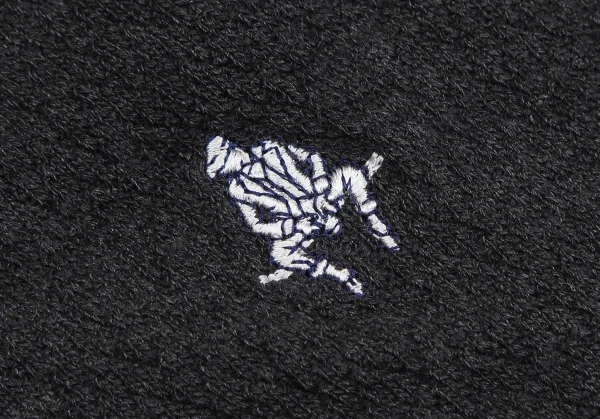 新品!ポールスチュアート スポーツPaul Stuart SPORT ポイント刺繍タイツ 濃グレーX K-110668_005