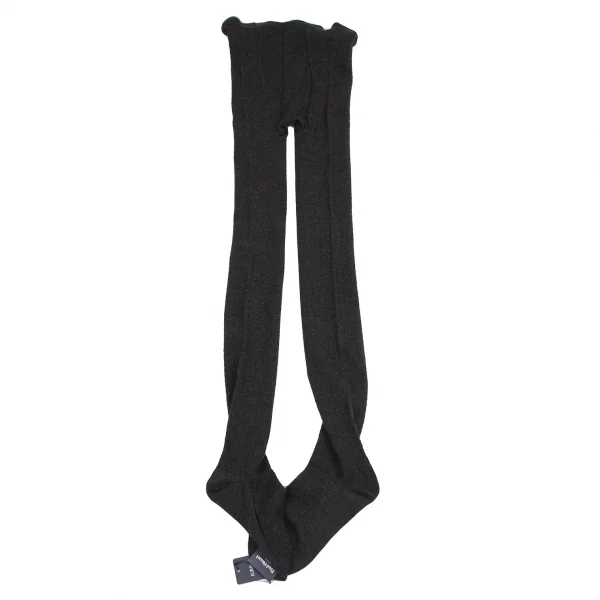 新品!ポールスチュアート スポーツPaul Stuart SPORT ポイント刺繍タイツ 濃グレーX K-110668_007