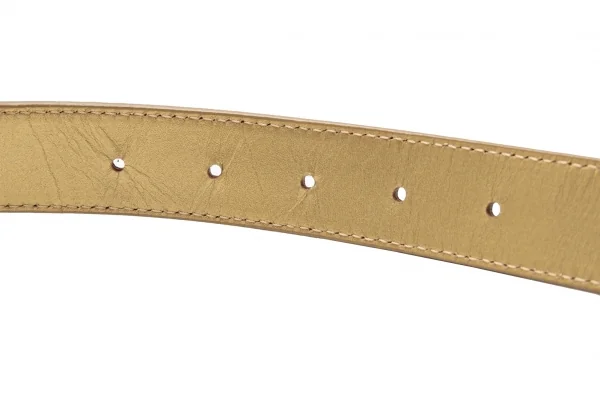 ポールスチュアート スポーツPaul Stuart SPORT グレンチェック切替レザーリバーシブルベルト グレー黒金X K-110669_010