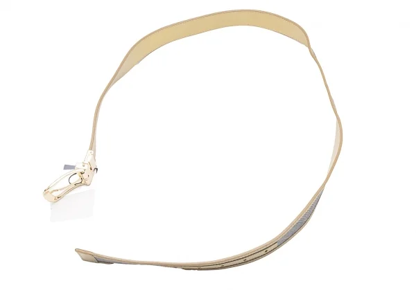 ポールスチュアート スポーツPaul Stuart SPORT グレンチェック切替レザーリバーシブルベルト グレー黒金X K-110669_002