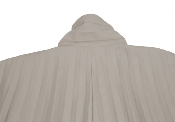 オムプリッセ イッセイ ミヤケHOMME PLISSE ISSEY MIYAKE EDGE プリーツ加工ステンカラーコート グレージュ1 K-110691_012