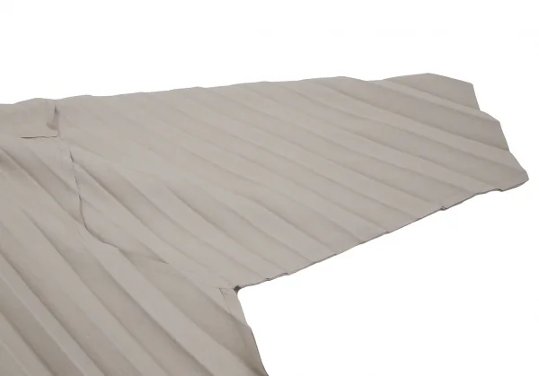 オムプリッセ イッセイ ミヤケHOMME PLISSE ISSEY MIYAKE EDGE プリーツ加工ステンカラーコート グレージュ1 K-110691_005