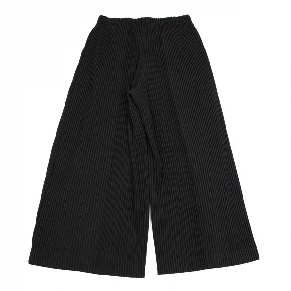 オムプリッセ イッセイ ミヤケHOMME PLISSE ISSEY MIYAKE サイドタックプリーツワイドパンツ 黒3 K-110695_007