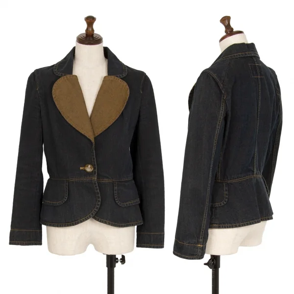 ヴィヴィアンウエストウッド レッドレーベルVivienne Westwood Red Label デニムラブジャケット インディゴ3 K-110701_001